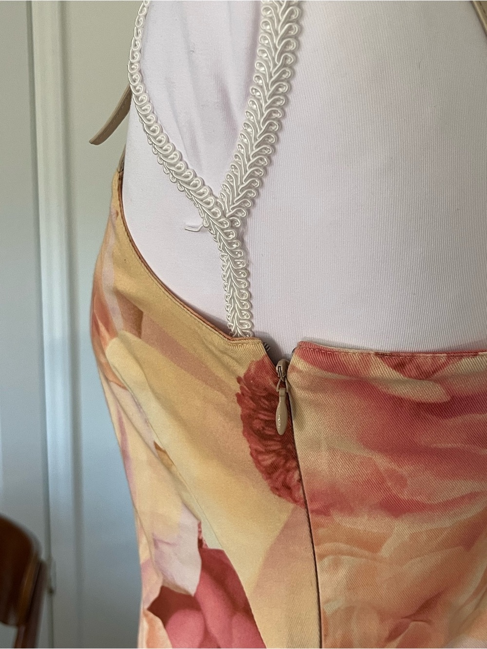 Vintage Salvatore Ferragamo Pink Floral Dress - Picture 4 of 6